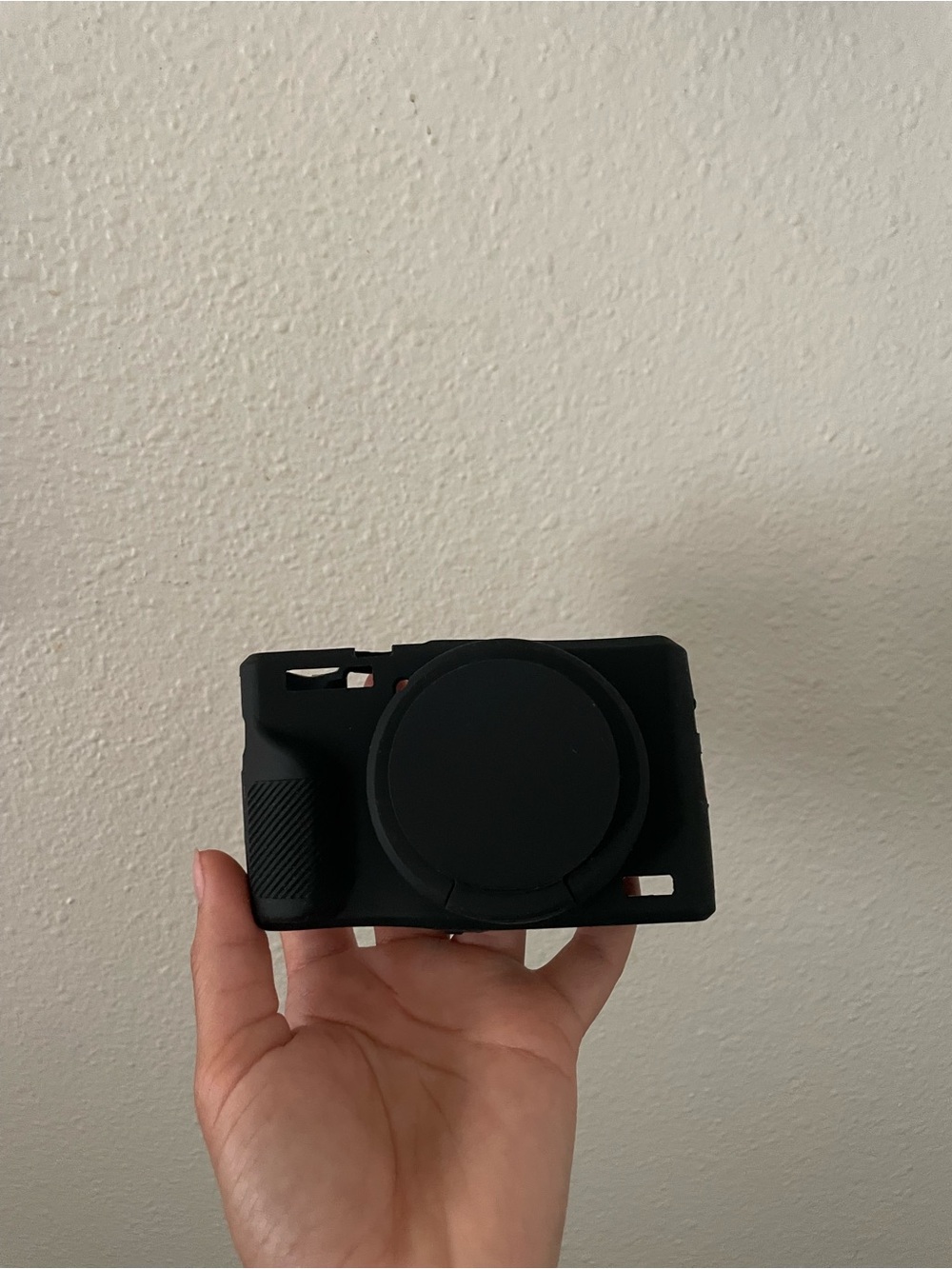 Canon g7x mark iii Black Silicone Camera Case with one screen protector